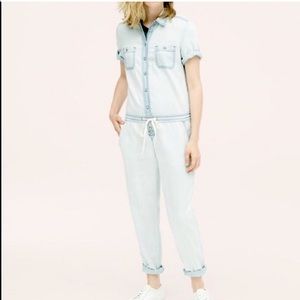Lou & Grey | Lightweight Chambray Jumpsuit